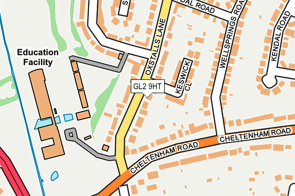 GL2 9HT map - OS OpenMap – Local (Ordnance Survey)