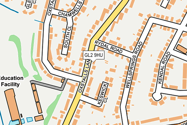 GL2 9HU map - OS OpenMap – Local (Ordnance Survey)
