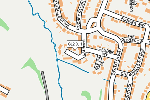 GL2 9JH map - OS OpenMap – Local (Ordnance Survey)