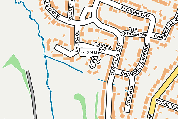 GL2 9JJ map - OS OpenMap – Local (Ordnance Survey)