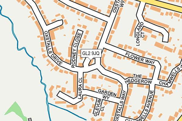 GL2 9JQ map - OS OpenMap – Local (Ordnance Survey)