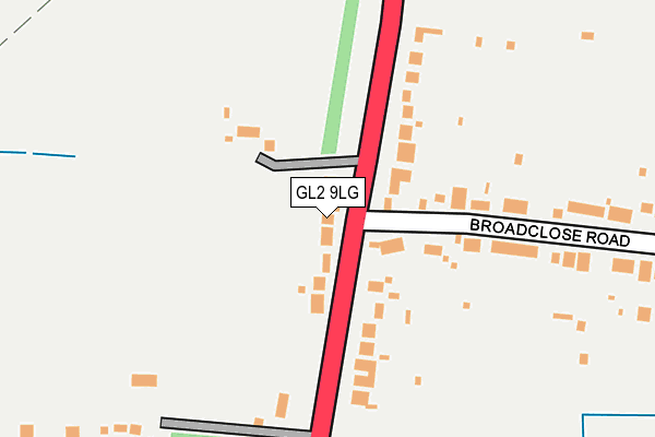 GL2 9LG map - OS OpenMap – Local (Ordnance Survey)