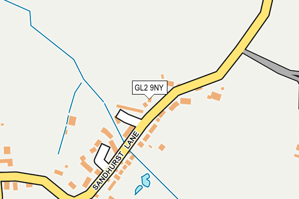 GL2 9NY map - OS OpenMap – Local (Ordnance Survey)