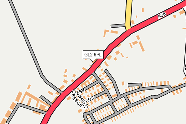 GL2 9PL map - OS OpenMap – Local (Ordnance Survey)
