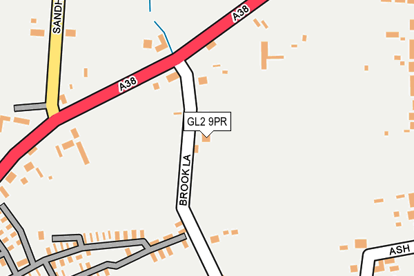 GL2 9PR map - OS OpenMap – Local (Ordnance Survey)