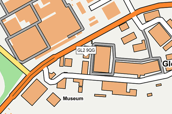 GL2 9QG map - OS OpenMap – Local (Ordnance Survey)