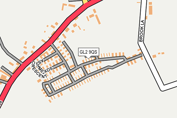 GL2 9QS map - OS OpenMap – Local (Ordnance Survey)