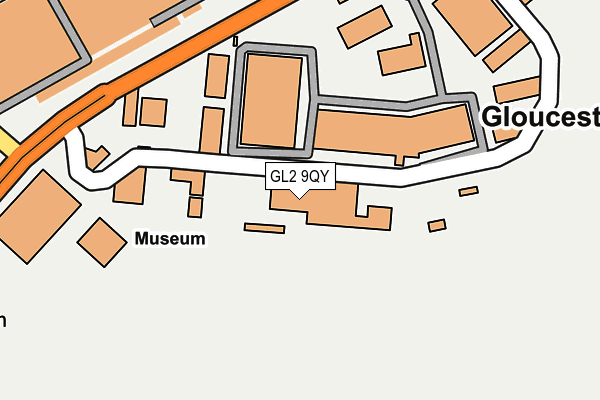 GL2 9QY map - OS OpenMap – Local (Ordnance Survey)