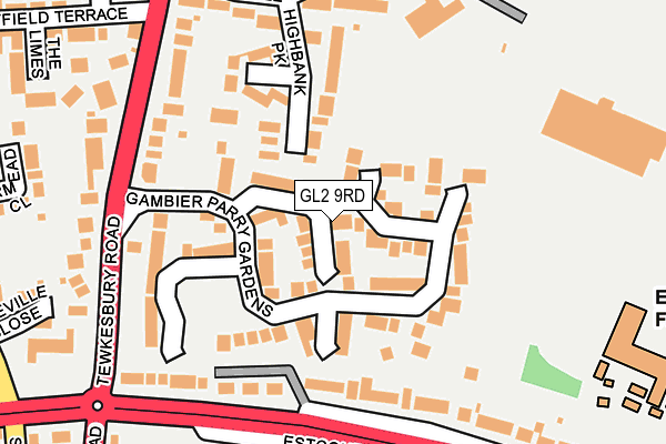 GL2 9RD map - OS OpenMap – Local (Ordnance Survey)