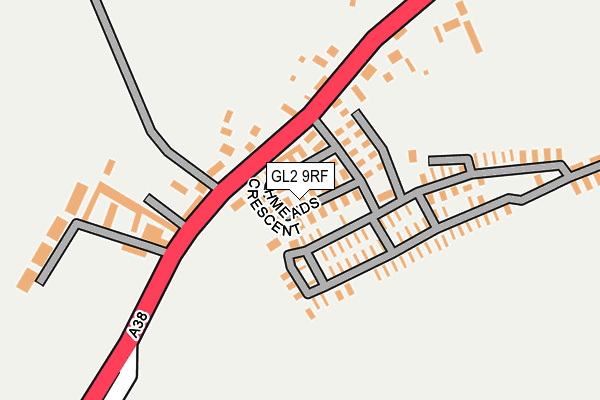 GL2 9RF map - OS OpenMap – Local (Ordnance Survey)