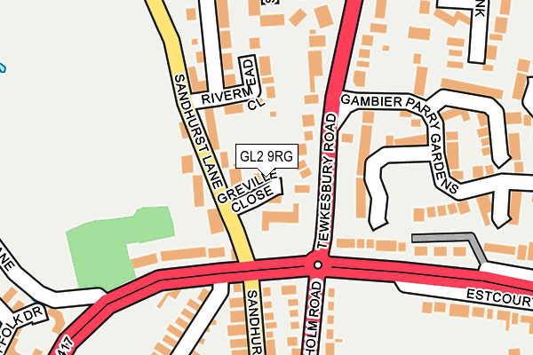 GL2 9RG map - OS OpenMap – Local (Ordnance Survey)