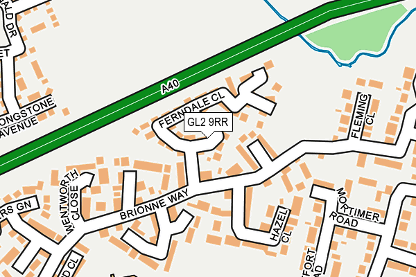 GL2 9RR map - OS OpenMap – Local (Ordnance Survey)