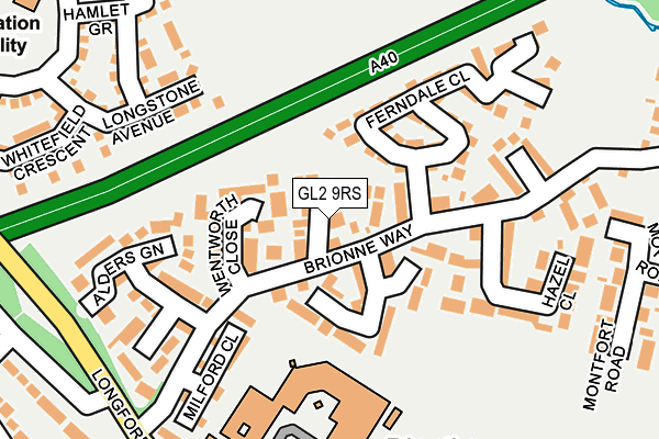 GL2 9RS map - OS OpenMap – Local (Ordnance Survey)