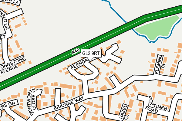 GL2 9RT map - OS OpenMap – Local (Ordnance Survey)