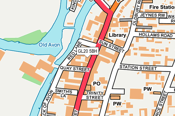 GL20 5BH map - OS OpenMap – Local (Ordnance Survey)