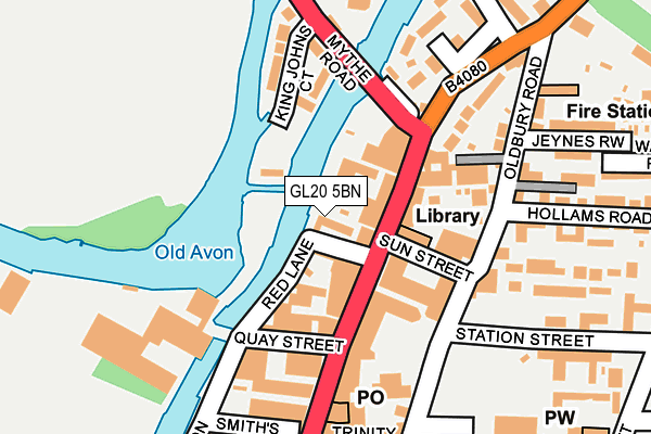 GL20 5BN map - OS OpenMap – Local (Ordnance Survey)