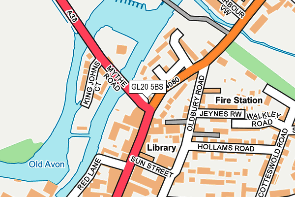 GL20 5BS map - OS OpenMap – Local (Ordnance Survey)