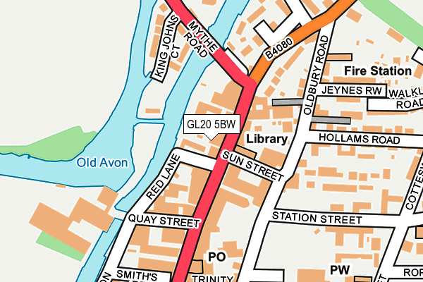 GL20 5BW map - OS OpenMap – Local (Ordnance Survey)