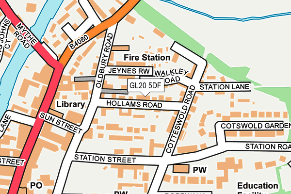 GL20 5DF map - OS OpenMap – Local (Ordnance Survey)