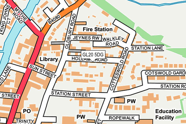 GL20 5DG map - OS OpenMap – Local (Ordnance Survey)