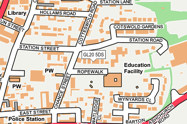 GL20 5DS map - OS OpenMap – Local (Ordnance Survey)