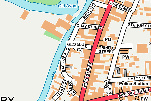 GL20 5DU map - OS OpenMap – Local (Ordnance Survey)