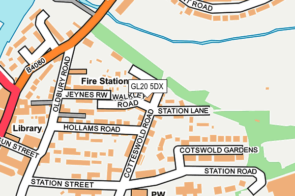 GL20 5DX map - OS OpenMap – Local (Ordnance Survey)