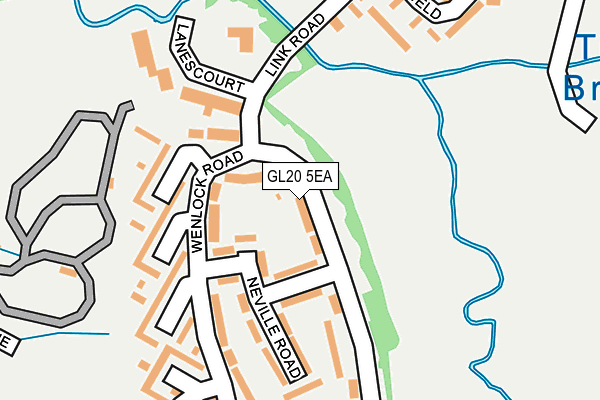 GL20 5EA map - OS OpenMap – Local (Ordnance Survey)