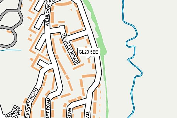 GL20 5EE map - OS OpenMap – Local (Ordnance Survey)