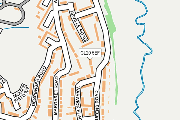 GL20 5EF map - OS OpenMap – Local (Ordnance Survey)