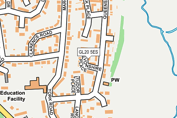 GL20 5ES map - OS OpenMap – Local (Ordnance Survey)