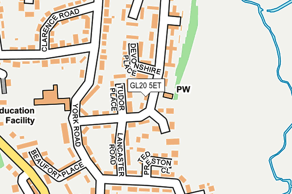 GL20 5ET map - OS OpenMap – Local (Ordnance Survey)