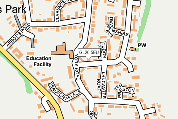 GL20 5EU map - OS OpenMap – Local (Ordnance Survey)