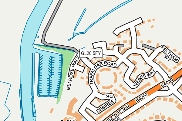 GL20 5FY map - OS OpenMap – Local (Ordnance Survey)