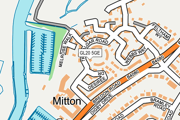 GL20 5GE map - OS OpenMap – Local (Ordnance Survey)