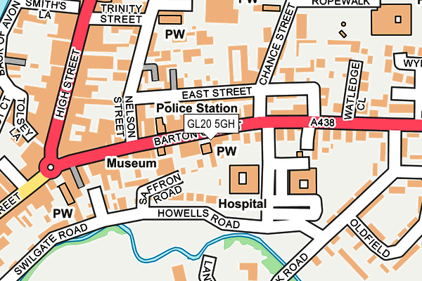 GL20 5GH map - OS OpenMap – Local (Ordnance Survey)