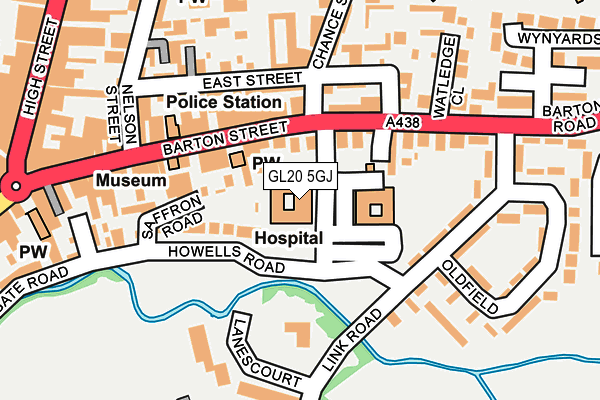 GL20 5GJ map - OS OpenMap – Local (Ordnance Survey)