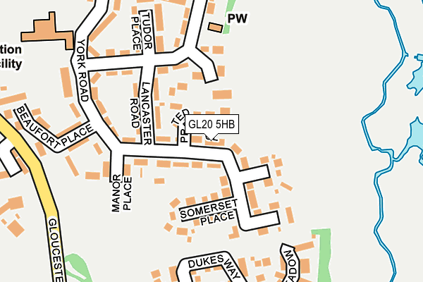 GL20 5HB map - OS OpenMap – Local (Ordnance Survey)
