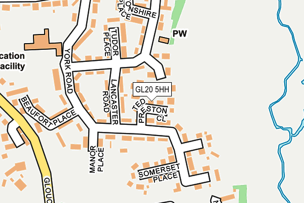 GL20 5HH map - OS OpenMap – Local (Ordnance Survey)