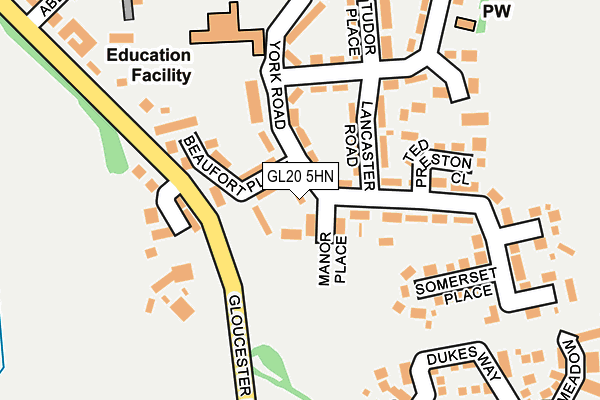 GL20 5HN map - OS OpenMap – Local (Ordnance Survey)