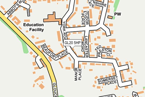GL20 5HP map - OS OpenMap – Local (Ordnance Survey)