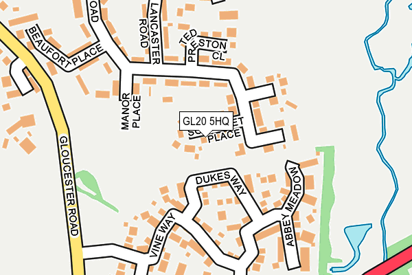GL20 5HQ map - OS OpenMap – Local (Ordnance Survey)