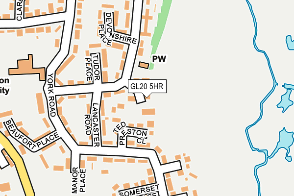GL20 5HR map - OS OpenMap – Local (Ordnance Survey)