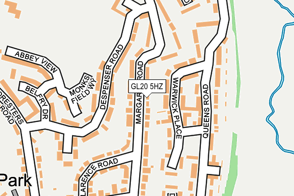 GL20 5HZ map - OS OpenMap – Local (Ordnance Survey)