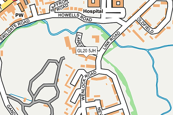 GL20 5JH map - OS OpenMap – Local (Ordnance Survey)