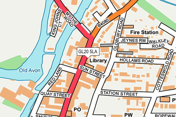 GL20 5LA map - OS OpenMap – Local (Ordnance Survey)