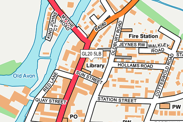 GL20 5LB map - OS OpenMap – Local (Ordnance Survey)