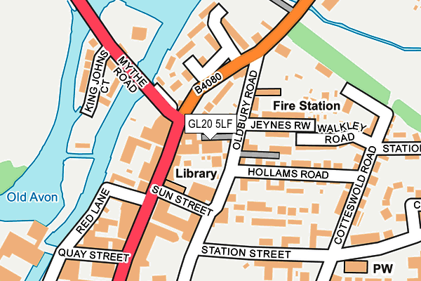 GL20 5LF map - OS OpenMap – Local (Ordnance Survey)