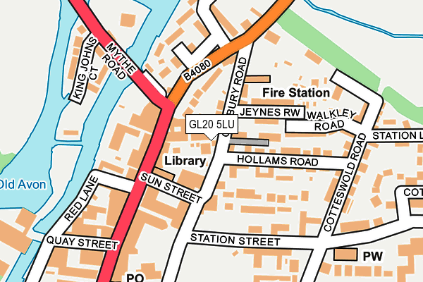 GL20 5LU map - OS OpenMap – Local (Ordnance Survey)