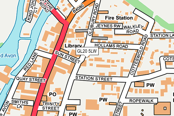 GL20 5LW map - OS OpenMap – Local (Ordnance Survey)